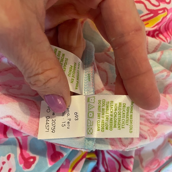 Lilly Pulitzer floral shift dress - Picture 8 of 8
